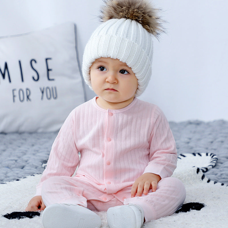 Cotton Baby Onesies Newborn Pajamas Clothing Set