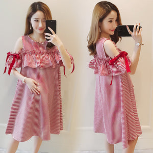 Elevate Your Maternity Style with Our Summer Nursing Dress Set