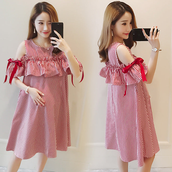 Elevate Your Maternity Style with Our Summer Nursing Dress Set