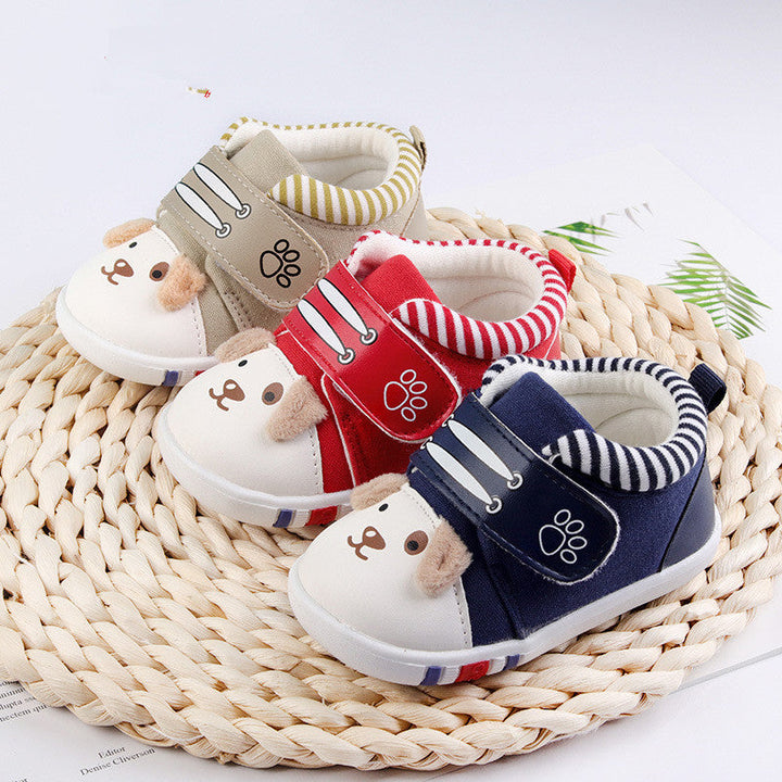 Baby Cartoon Non Slip Toe Cap Toddler Shoes