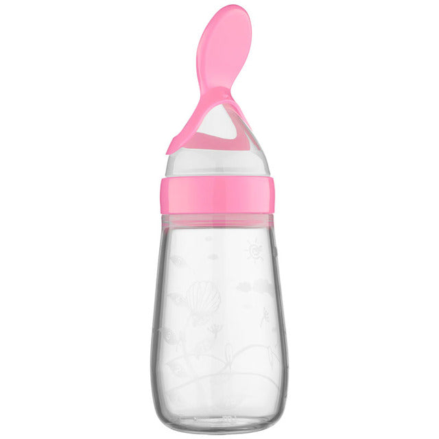 Discover the Silicone Baby Rice Paste Feeding Spoon