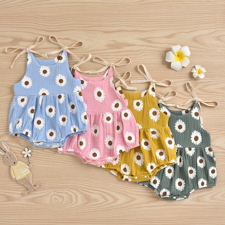 Discover the Baby Chrysanthemum Sling Romper Outfit